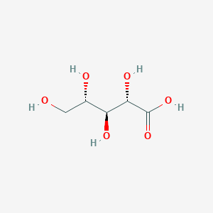 molecular formula C5H10O6 B1237900 L-Ribonic acid 
