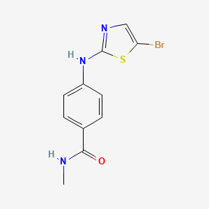 molecular formula C11H10BrN3OS B12379123 Aurora kinase inhibitor-11 