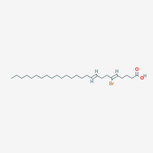 molecular formula C26H47BrO2 B1237920 6-Bromo-5,9-hexacosadienoic acid 