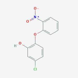 molecular formula C12H8ClNO4 B12379780 BaENR-IN-1 