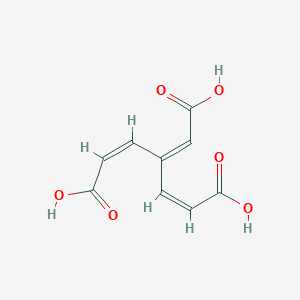 molecular formula C9H8O6 B1237981 3-(2-Carboxyethenyl)-cis,cis-muconic acid 