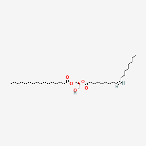 molecular formula C37H70O5 B1237986 1-Palmitoyl-2-oleoyl-sn-glycerol CAS No. 29541-66-0