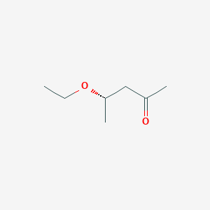 molecular formula C7H14O2 B123799 2-Pentanone, 4-ethoxy-, (S)-(9CI) CAS No. 155189-69-8