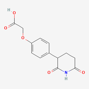 Phenyl-glutarimide 4'-oxyacetic acid