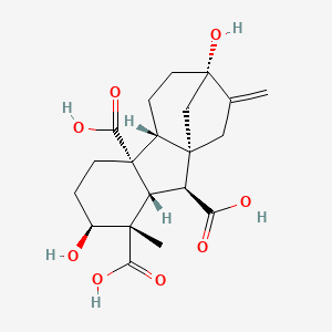 molecular formula C20H26O8 B1237996 gibberellin A28 