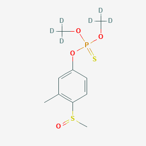 molecular formula C10H15O4PS2 B12380012 Mesulfenfos-d6 