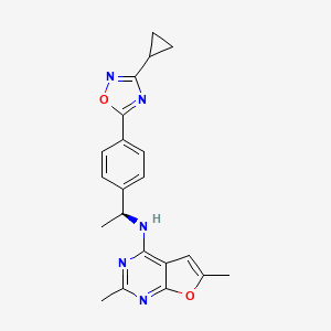 molecular formula C21H21N5O2 B12380032 M190S 