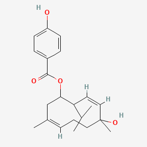 molecular formula C22H30O4 B1238008 Feroline 