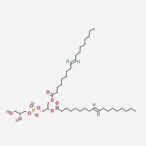 molecular formula C42H79O10P B1238013 3-(((2,3-Dihydroxypropoxy)(hydroxy)phosphoryl)oxy)propane-1,2-diylbis(octadec-9-enoate) 