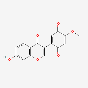 molecular formula C16H10O6 B1238062 Bowdichione CAS No. 53774-75-7