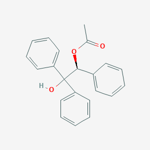 molecular formula C22H20O3 B123807 (S)-2-Hydroxy-1,2,2-triphenylethyl acetate CAS No. 95061-51-1