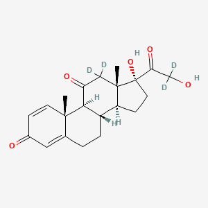 molecular formula C21H26O5 B12380848 Prednisone-d4 