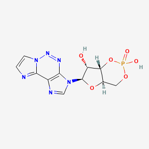 molecular formula C11H11N6O6P B12380939 2-Aza-|A-cAMP 