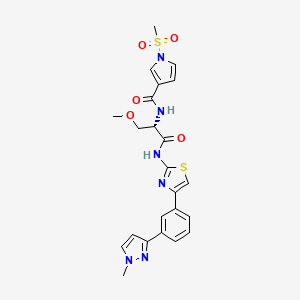 molecular formula C23H24N6O5S2 B12380974 FHT-2344 