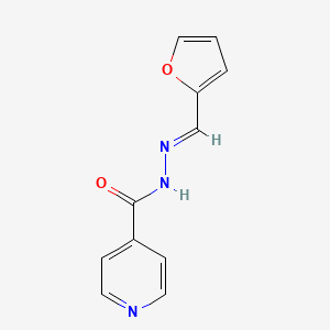 Isonicotinic acid, furfurylidenehydrazide