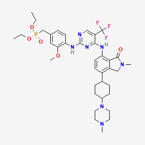 molecular formula C37H49F3N7O5P B12381006 FAK-IN-16 