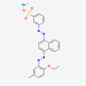 molecular formula C25H21N4NaO4S B12381120 Acid Orange 116 CAS No. 68959-00-2