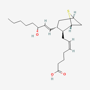 (Z)-7-[(1R,2S,3S,5R)-3-[(E,3R)-3-Hydroxyoct-1-enyl]-6-thiabicyclo[3.1.1]heptan-2-yl]hept-5-enoic acid