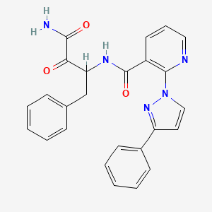 molecular formula C25H21N5O3 B12381190 A-933548 