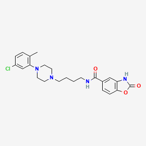 molecular formula C23H27ClN4O3 B12381258 YQA14 