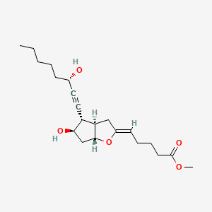 molecular formula C21H32O5 B1238127 13,14-Dehydroprostacyclin methyl ester CAS No. 64079-44-3