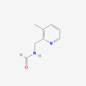 molecular formula C8H10N2O B123813 N-[(3-methylpyridin-2-yl)methyl]formamide CAS No. 153936-22-2