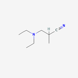 molecular formula C8H16N2 B1238130 beta-(Diethylamino)isobutyronitrile CAS No. 63145-01-7
