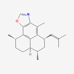 molecular formula C21H27NO B1238132 Pseudopteroxazole 