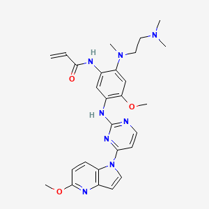 molecular formula C27H32N8O3 B12381381 BEBT-109 