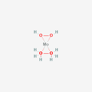 molecular formula H8MoO8 B1238139 Tetraperoxidomolybdate(2-) 