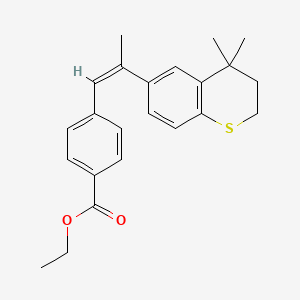 Ethyl 4-(2-(4,4-dimethylthiochroman-6-yl)propenyl)benzoate