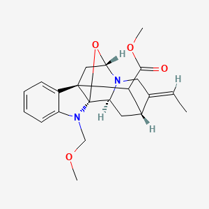 molecular formula C22H26N2O4 B12381494 N1-Methoxymethyl picrinine 