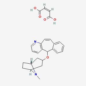 molecular formula C26H28N2O5 B1238150 Tropirine maleate CAS No. 17929-04-3
