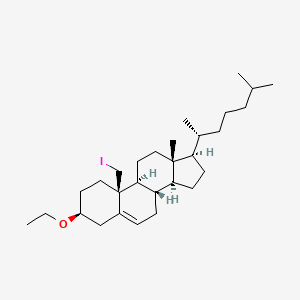 molecular formula C29H49IO B1238156 19-Iodocholesterol 3-ethyl ether CAS No. 66277-12-1
