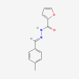 N-[(E)-(4-methylphenyl)methylideneamino]furan-2-carboxamide