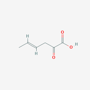 molecular formula C6H8O3 B1238174 (4E)-2-Oxohexenoic acid 