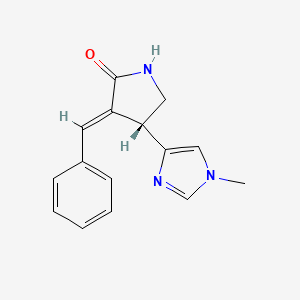 molecular formula C15H15N3O B1238176 Anantine 