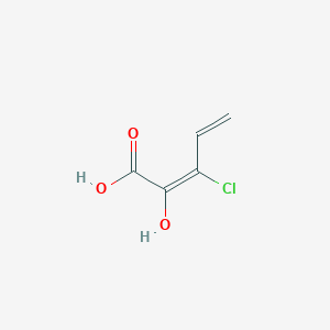 molecular formula C5H5ClO3 B1238178 2-Hydroxy-3-chloropenta-2,4-dienoate 