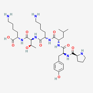molecular formula C36H60N8O9 B12381783 STAT3-IN-22, negative control CAS No. 286465-27-8