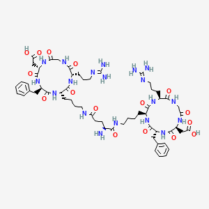 molecular formula C59H87N19O16 B12381827 E(c(RGDfK))2 