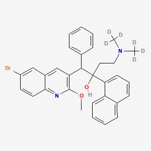 molecular formula C32H31BrN2O2 B12381835 (Rac)-Bedaquiline-d6 