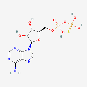 molecular formula C10H15N5O9P2S B1238184 Adpbetas CAS No. 35094-45-2