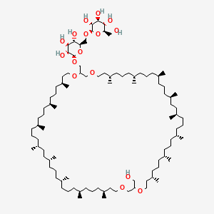 molecular formula C98H192O16 B1238193 Gentiobiosyl-caldarchaeol 