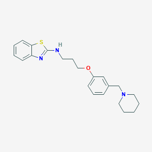 molecular formula C22H27N3OS B012382 Zolantidine CAS No. 104076-38-2