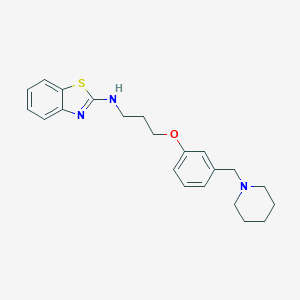molecular formula C30H35N3O9S B012382 Zolantidine CAS No. 104076-38-2
