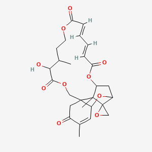 molecular formula C27H32O10 B1238202 Verrucarin A mono ketone CAS No. 74516-63-5