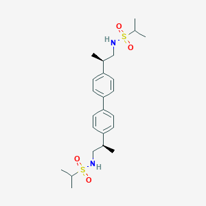 molecular formula C24H36N2O4S2 B12382131 AMPA receptor modulator-6 