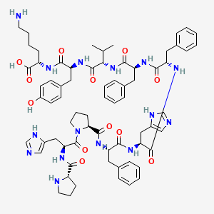 molecular formula C69H87N15O12 B12382184 PHPFHFFVYK 