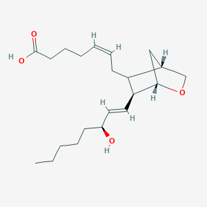 molecular formula C21H34O4 B1238230 (Z)-7-[(1S,4S,6S)-6-[(E,3S)-3-hydroxyoct-1-enyl]-2-oxabicyclo[2.2.1]heptan-5-yl]hept-5-enoic acid 