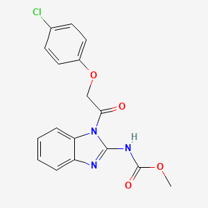 molecular formula C17H14ClN3O4 B1238233 4-Chlorobenacil CAS No. 42784-16-7